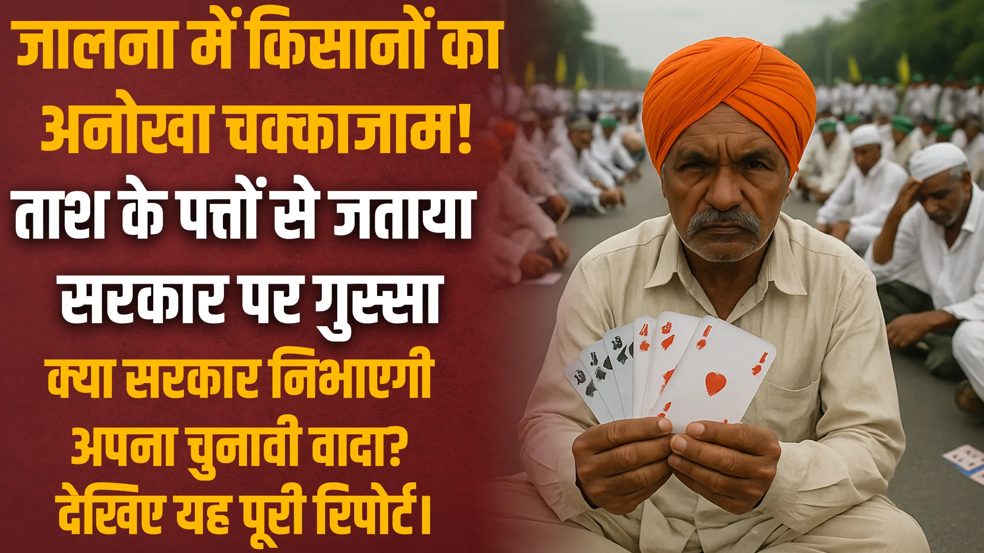 Farmer protest in Jalna
