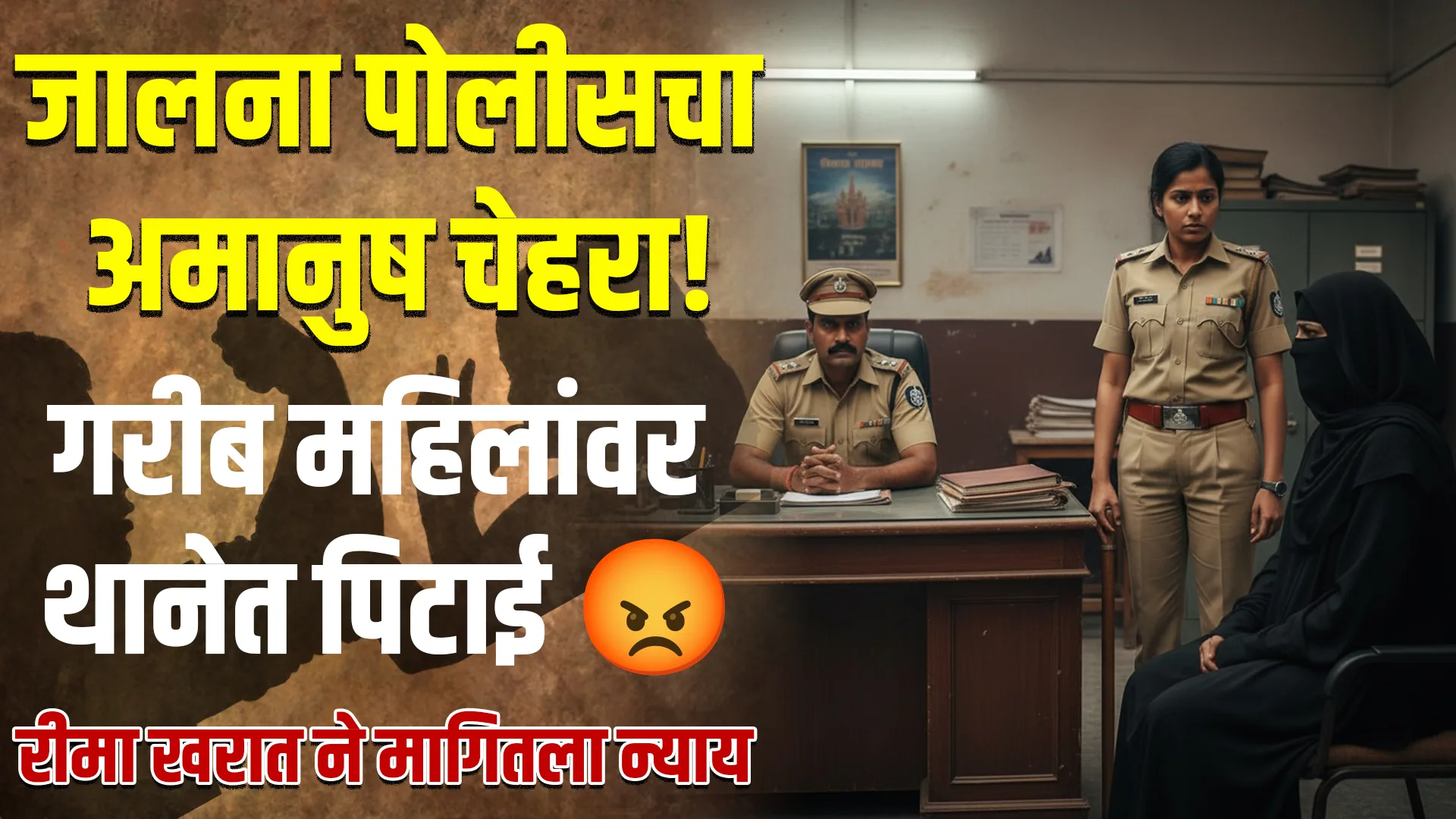 Jalna Police’s Brutal Face! Poor Women Beaten in Police Station, Reema Kharat Demands Justice