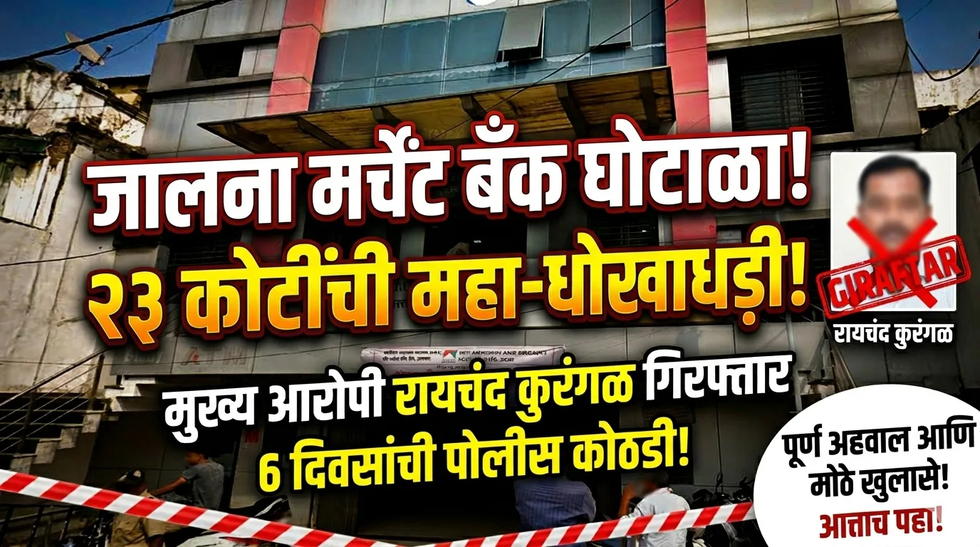 23 कोटींचा घोटाळा, मुख्य आरोपी रायचंद कुरंगळ अटकेत